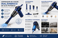 Aspirador de coche inalámbrico de alta potencia 120W