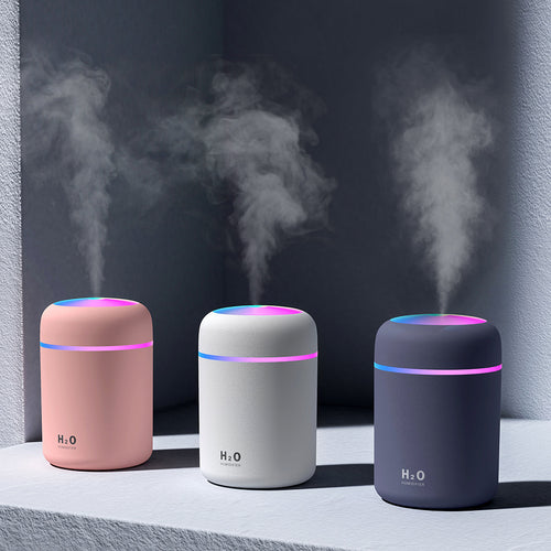 Taza colorida Humidificador de aire Humidificador Hogar Coche Portátil USB Humidificador silencioso Logotipo Regalo